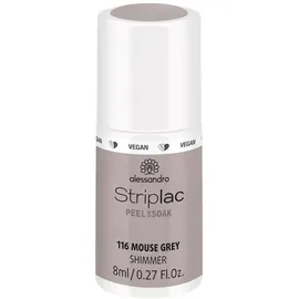 Alessandro Striplac Peel or Soak 116 mouse grey 8 ml