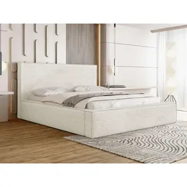 WFL GROUP Polsterbett 120 x 200 cm Creme