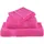 vidaXL SOLUND Handtuchset 4-tlg. rosa