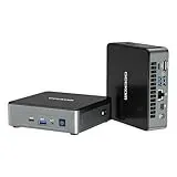 GEEKOM Mini PC, Mini Air12 Mini Desktop PC mit Intel Alder Lake N100(bis zu 3,4GHz), 16GB DDR5 NUC PC 512G SSD Windows 11 Pro Computer, Unterstützung 4K UHD, VESA,WiFi 6, BT 5.2, HDMI