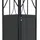 vidaXL Pavillon mit Dach Anthrazit 300x300x270 cm Stahl