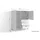 byLIVING Highboard 120 x 131 x 36,5 cm Eiche Bianco / Weiß