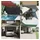 vidaXL Sonnensegel Gelb 2x2x2 m 100% Polyester Oxford