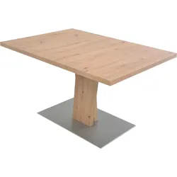 K+W Komfort & Wohnen Esstisch »Giacomo II«, Artisan Eiche Nachbildung, mit Schiebe-Ansteckplatte, Bodenplatte MDF K+W Komfort & Wohnen Artisan Eiche + Artisan Eiche + Artisan Eiche
