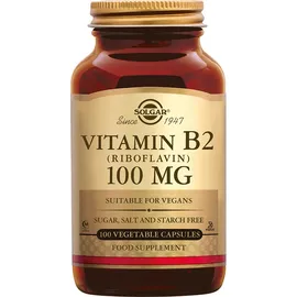 Solgar Vitamin B2 Kapseln 100 mg 100 St.