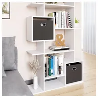 Vicco Bücherregal Cube 92 x 29 x 188 cm Weiß