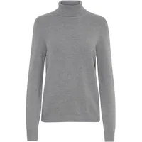 B.YOUNG Rollkragenpullover BYMANINA ROLLNECK 20813906 Klassischer Rollkragenpullover in grau