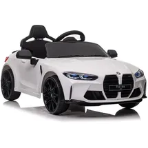 ES-Toys M4 Kinder Elektroauto weiß (12 V)