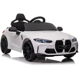 ES-Toys M4 Kinder Elektroauto weiß (12 V)