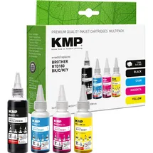 KMP BTD180 schwarz + cyan + magenta + gelb