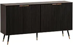 WOHNLING Sideboard Spanplatte 4 Türen