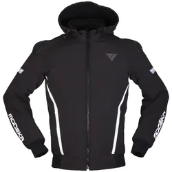 Modeka Clarke Sport Softshelljacke schwarz / weiß XL