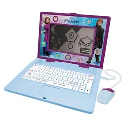 LEXIBOOK Die Eiskönigin zweisprachiger pädagogischer Laptop - 170 Aktivitäten (English/Deutsch)