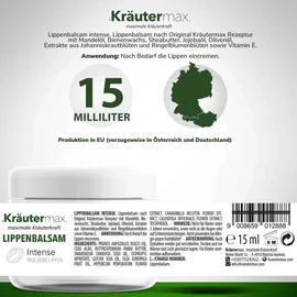kräutermax – naturheilmittel seit 1890 Lippenbalsam intense