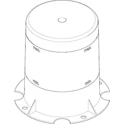Dornbracht Up kappe bodenanbindung 09210211690 roh