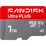SanDisk ULTRA® PLUS MICROSDTM UHS-I-Karte, Micro-SD Speicherkarte, 1 TB, 200 MB/s