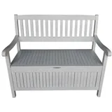 Sedex Truhenbank, Weiß, Holz, Rechteckig, 59x90x107 cm, Gartenmöbel, Gartenbänke