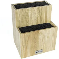 ARCOS - Universal 2-Height Bamboo Knife Block mit Fibre Interior