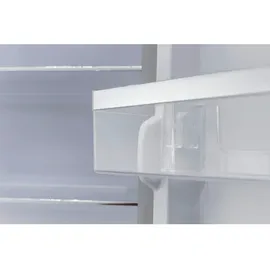 Exquisit RKGC270-45-H-160E  Retro-Kühl-Gefrierkombination (206 l, 1465 mm hoch, Grau)