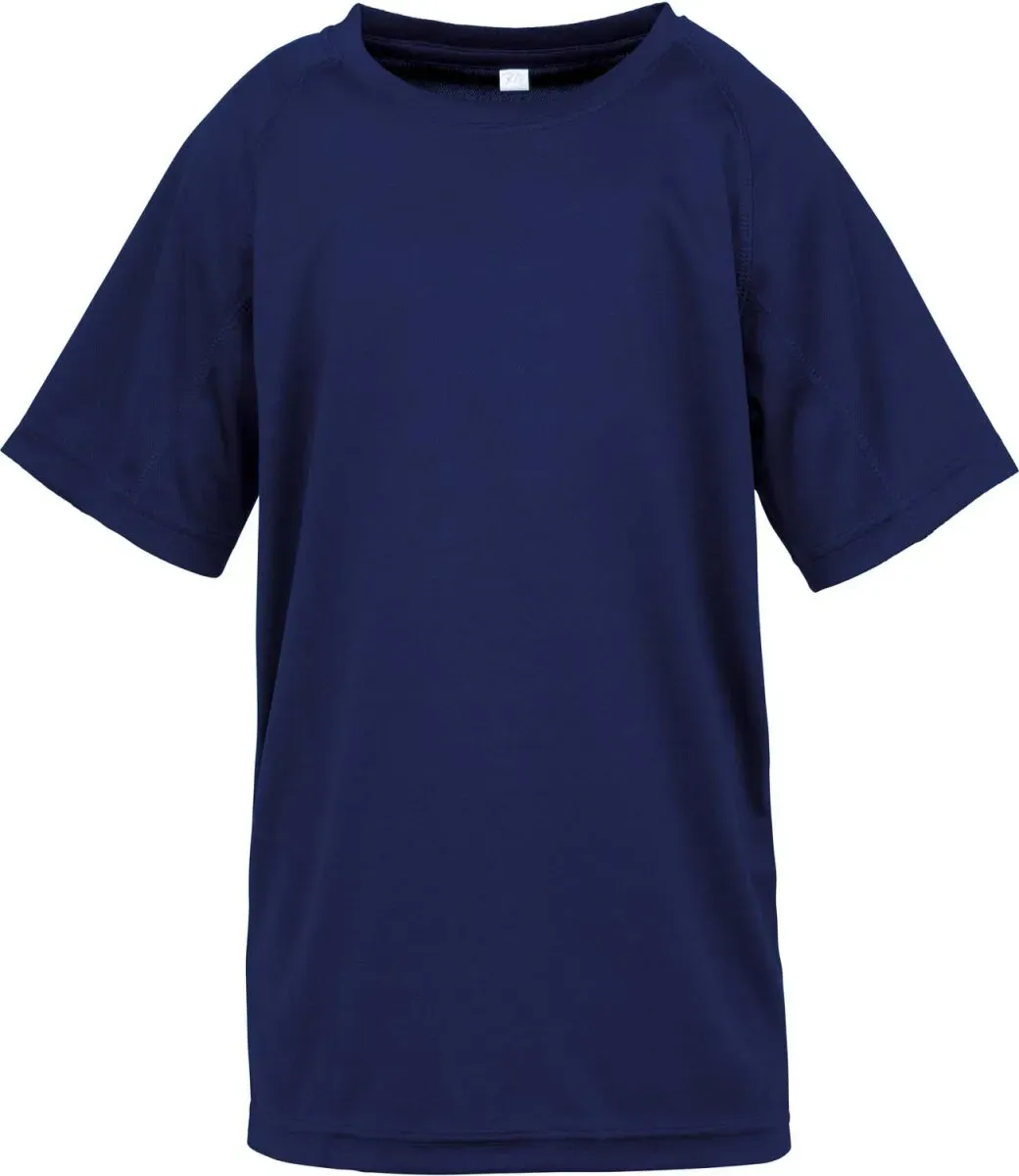 SPIRO Kinder Sport Shirt 'Aircool' T-Shirt S287J navy XS (3-4)