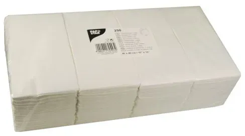 PAPSTAR 82553, Weiß, Seidenpapier, Monochromatisch, 34 g/m2, 400 mm, 400 mm