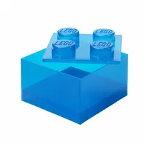 Room Copenhagen Aufbewahrungsbox Storage Brick 4 Top Lid 1-tlg. blau/transparent