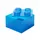 Room Copenhagen Aufbewahrungsbox Storage Brick 4 Top Lid 1-tlg. blau/transparent