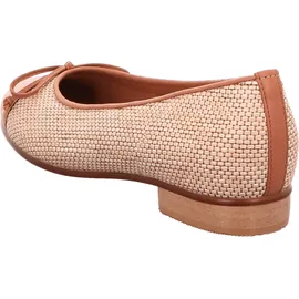 Gabor Pumps beige braun Bast Ballerinas 85.102.48 für Damen, braun, Größe 42 EU / 8 UK