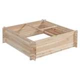 hardin 1fachgut Pflanzkasten 100 x 100 x 30 cm Fichtenholz
