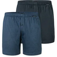 SCHIESSER Boxershorts Multipacks Dunkelblau / Schwarz S 2er Pack
