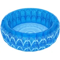 BESTWAY Family Pool Bohème, Ø 168 x 53 cm, 401 Liter, PVC, I-Beam-Konstruktion, Böhmisches Design, 2 Getränkehalter, Extrabreite Seitenwände, Schnellverschlussventil, Ab 6 Jahren