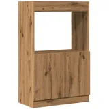 vidaXL Highboard Artisan-Eiche 63x33x100 cm Holzwerkstoff