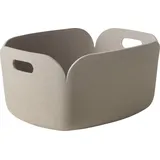 Muuto Restore Aufbewahrungskorb 35 x 48 x 23 cm sand