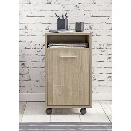 Wohnling Mid.you Rollcontainer 33 x 38 x 60 cm Braun