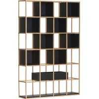 GUTMANN FACTORY Regal 108 x 25 x 160 cm Schwarz