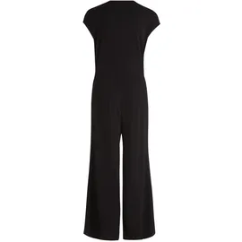 Vera Mont Overall VERA MONT "Damen in 7/8 Länge", Damen, Gr. 46, Normalgrößen, schwarz, Obermaterial: 95% Polyester, 5% Elasthan, figurumspielend, V-Ausschnitt, Overalls Overall, Muster