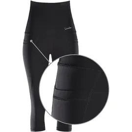 Winshape Functional Power Shape High Waist mit drei Taschen Slim Style, schwarz, XS