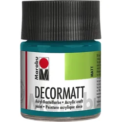 Marabu 140105290 Marabu Decormatt Acryl Türkis 290, 50 ml