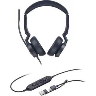 Yealink UH46 Dual UC USB-C/A Headset (UH46 DUAL UC USB-C/A)