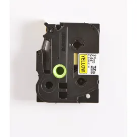Brother TZ eFX651 24mm schwarz ouf gelb
