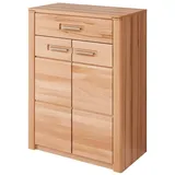 möbelando Nature One 74 x 100 x 40 cm 2 Türen, 1 Schublade braun