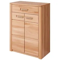 möbelando Nature One 74 x 100 x 40 cm 2 Türen, 1 Schublade braun