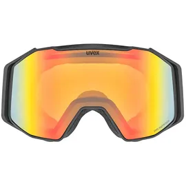 Uvex gravity Fm Skibrille / black matt - Supravision Yellow/CAT1