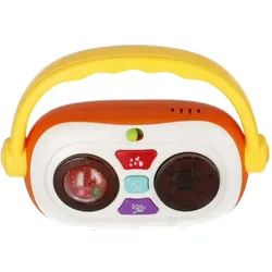 Bam-Bam Music Toy Silicone Bamboo Puzzle Activity Spielzeug mit Melodie 18m+ Radio 1 St.