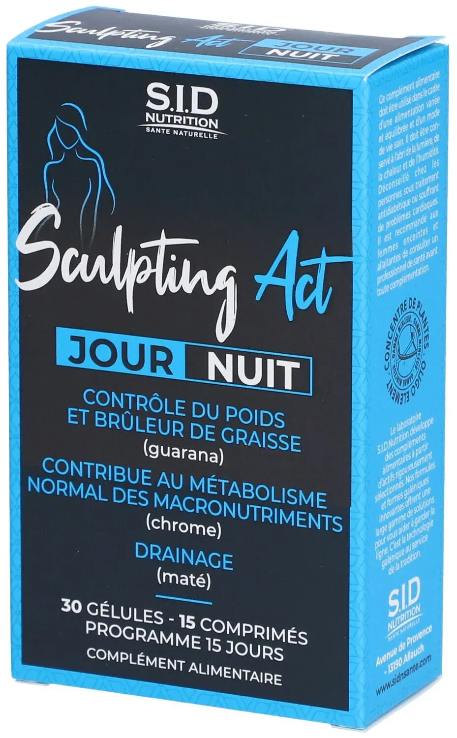 SIDN SCULPTING ACT JOUR/NUIT 15JRS 45 pc(s) emballage(s) combi