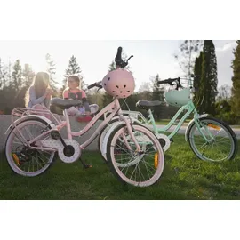 SUN BABY Mädchen fahrrad 20 Zoll mit SHIMANO 6-Gang Heart Bike Puderrosa - Rosa