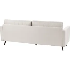Beliani Sofa 3-Sitzer Mala Stoff Hellbeige