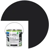 OSMO Garten- & Fassadenfarbe Tiefschwarz 2,5 l