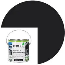 OSMO Garten- & Fassadenfarbe Tiefschwarz 2,5 l