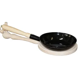 RIESS Classic Pfannenknecht Profi Holzbrett mit Stiel 20/24cm